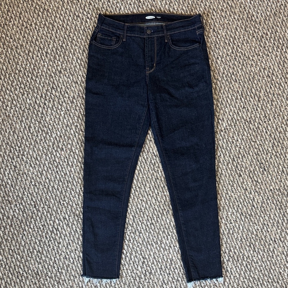 Old Navy Women's Dark Blue Skinny Jeans